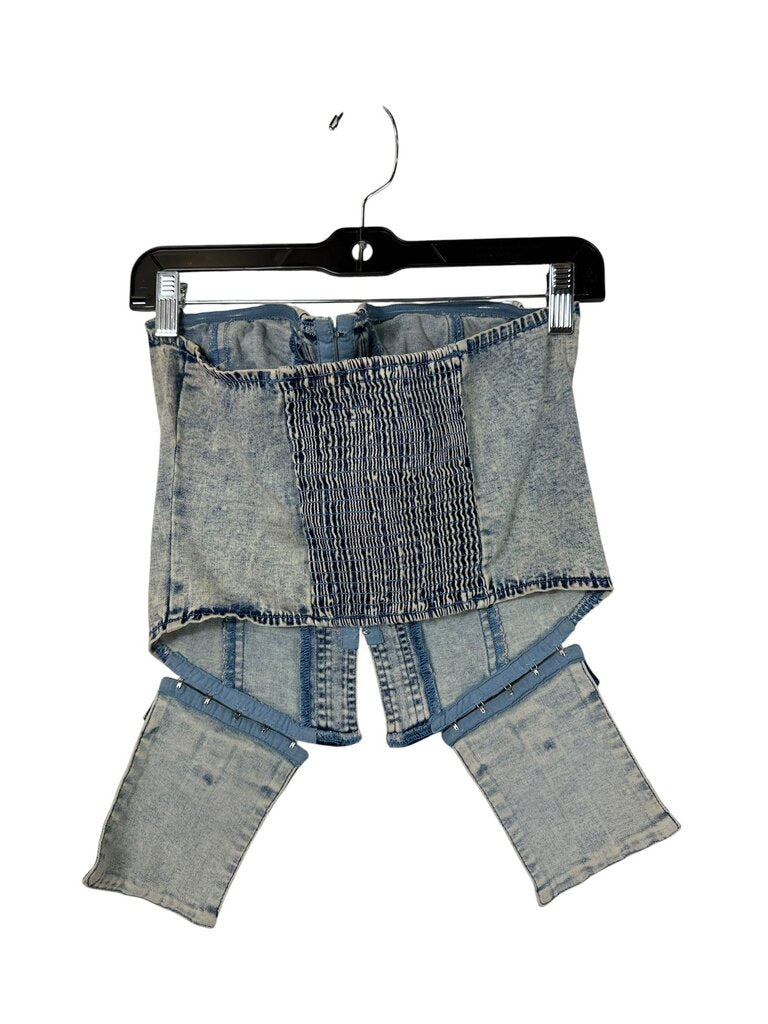 AKIRA ACID WASH CORSET