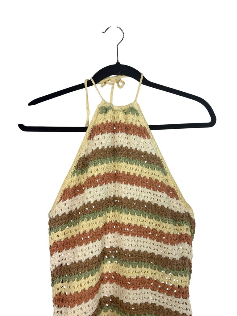 PROMESA HALTER KNIT DRESS