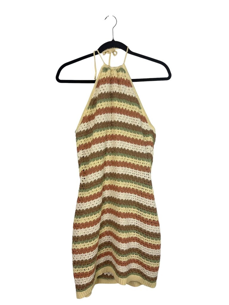 PROMESA HALTER KNIT DRESS