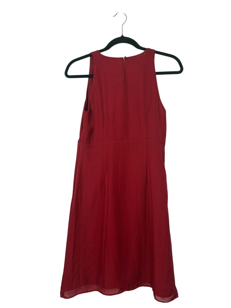 LOFT ROSETTE SATIN DRESS