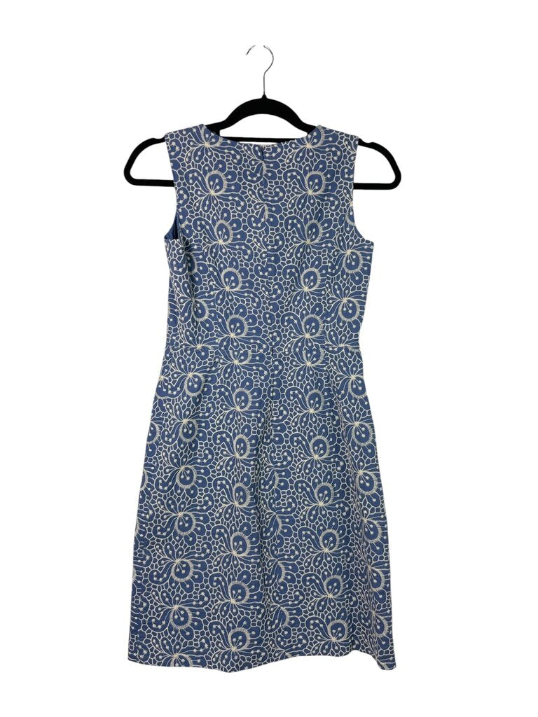 BROOKS BROTHER EMBROIDERED SHIFT DRESS