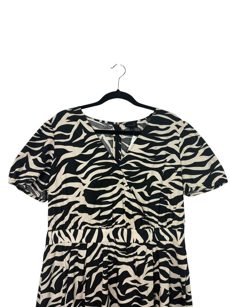 WHO WEAR WHAT ZEBRA MIDI DRESS