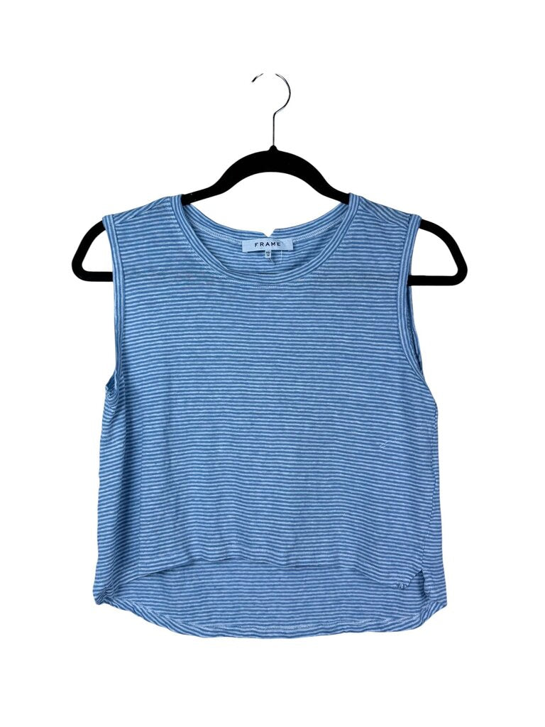 FRAME STRIPED CROP TOP