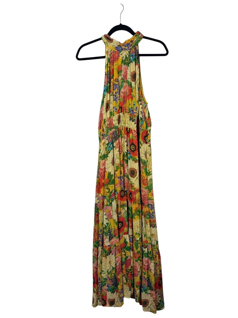 ANTHROPOLOGIE FLORAL PRINT MAXI DRESS