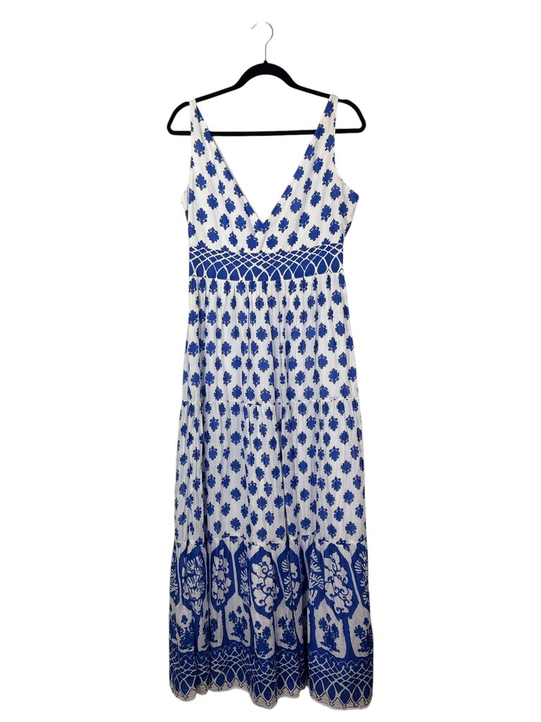J. CREW PATTERNED MIDI DRESS
