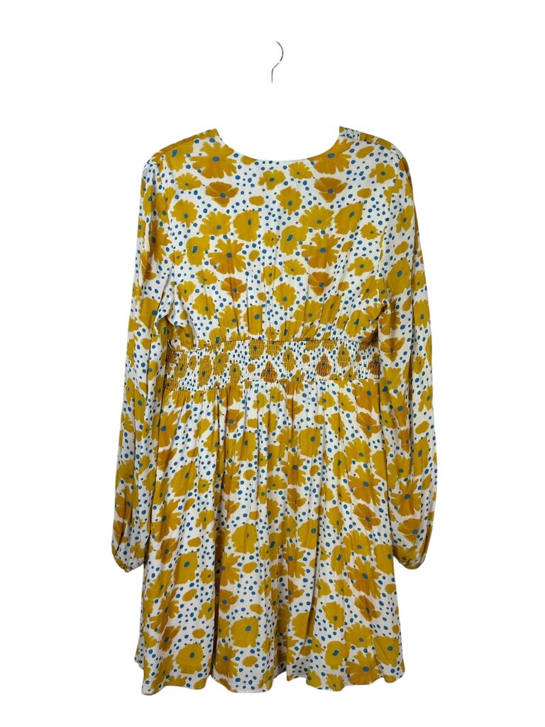 ANTHROPOLOGIE FLORAL PLEATED DRESS