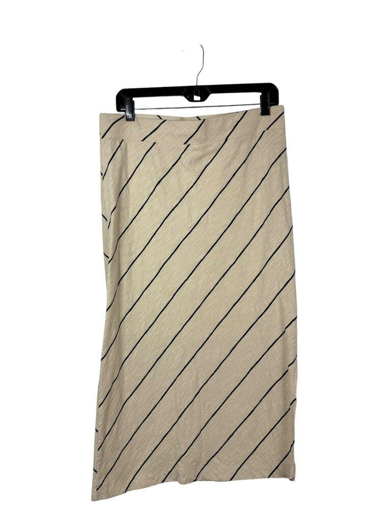 LOU & GREY STRIPE MIDI SKIRT