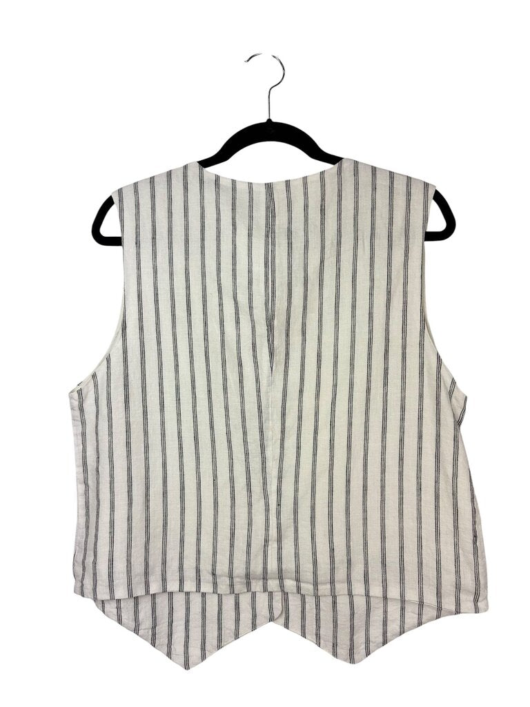 QUINCE PINSTRIPE LINED BLAZER