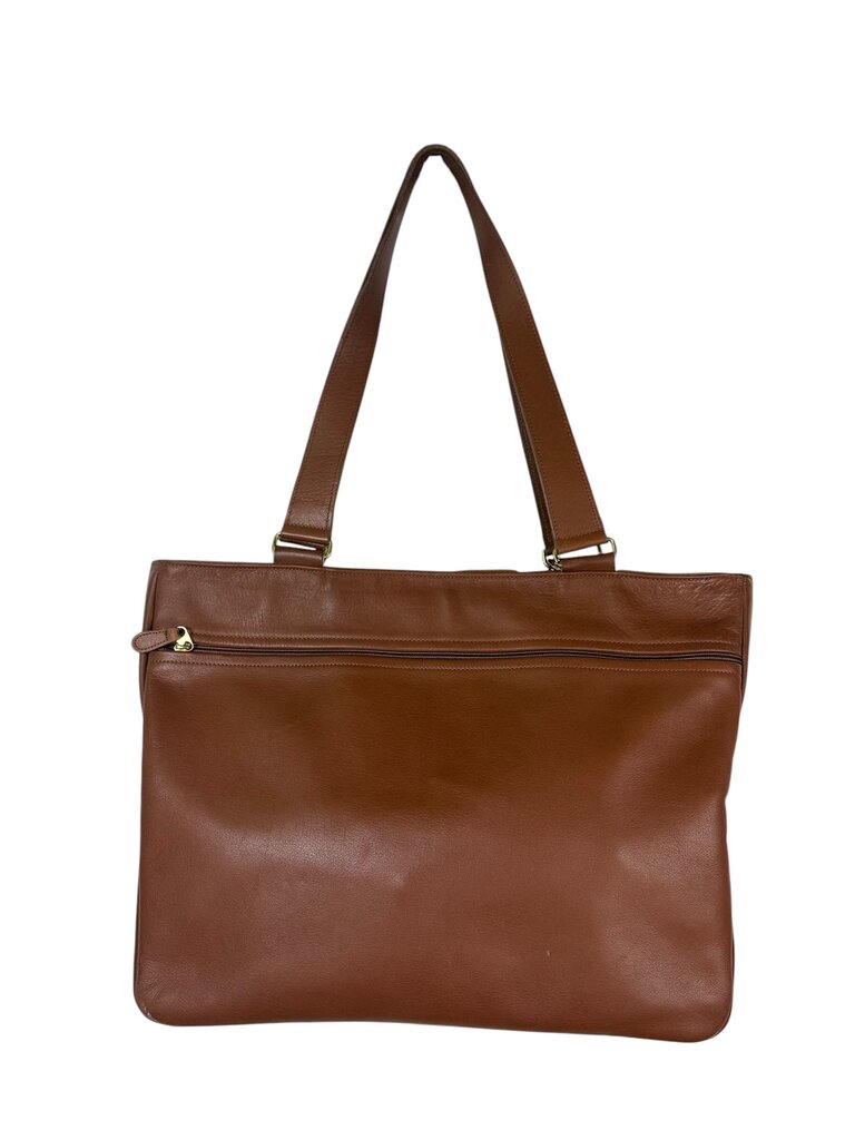 COACH LEATHER CARRYALL TOTE