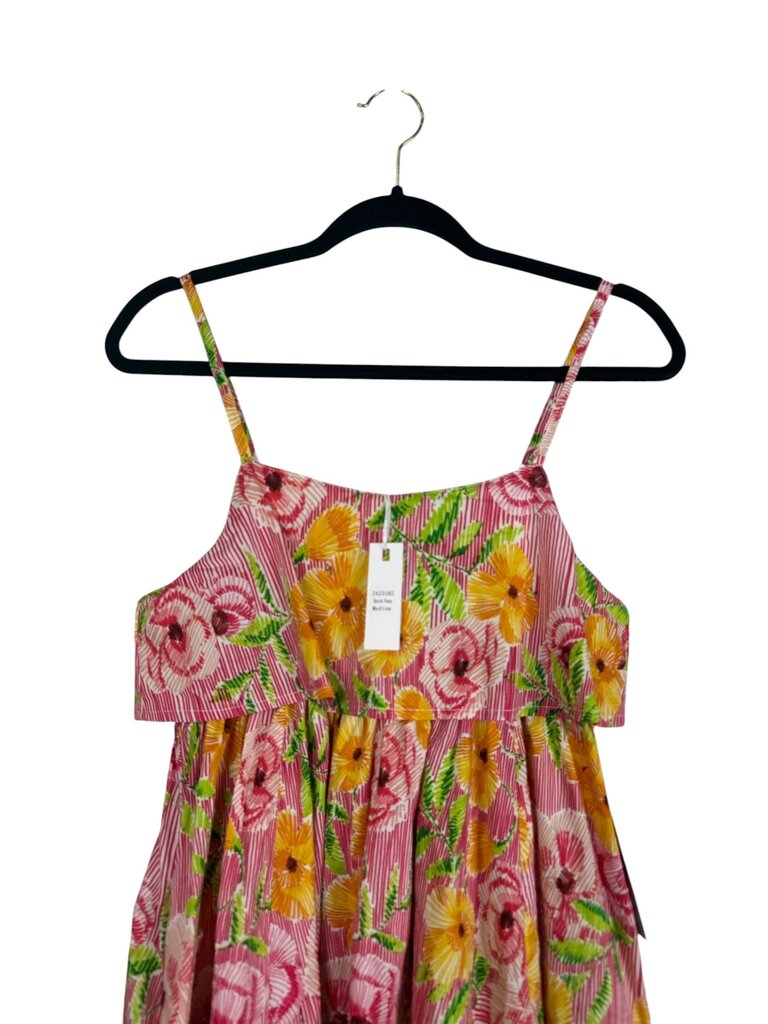 STITCHDROP STRIPED FLORAL DRESS