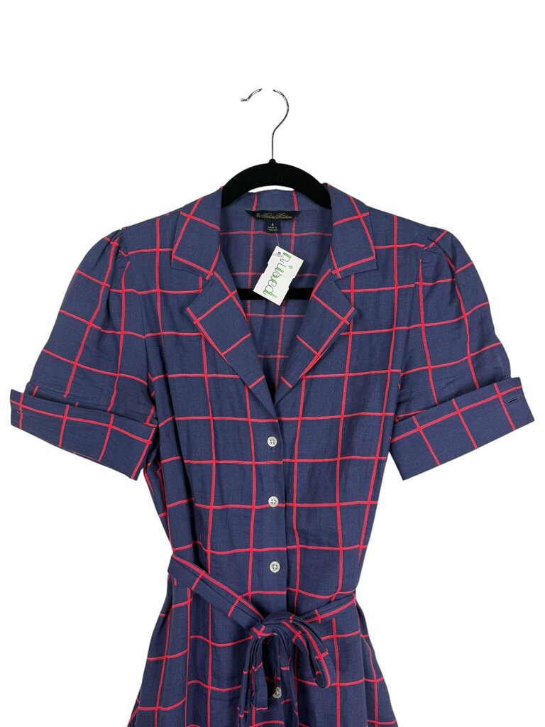 BROOKS BROTHERS PLAID SHIRT DRESS