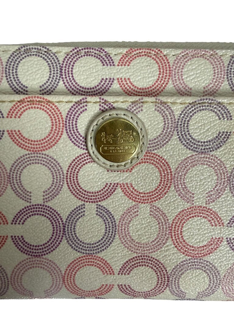 COACH MONOGRAM C LONG WALLET