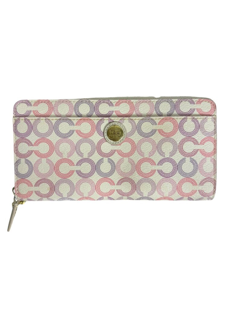 COACH MONOGRAM C LONG WALLET