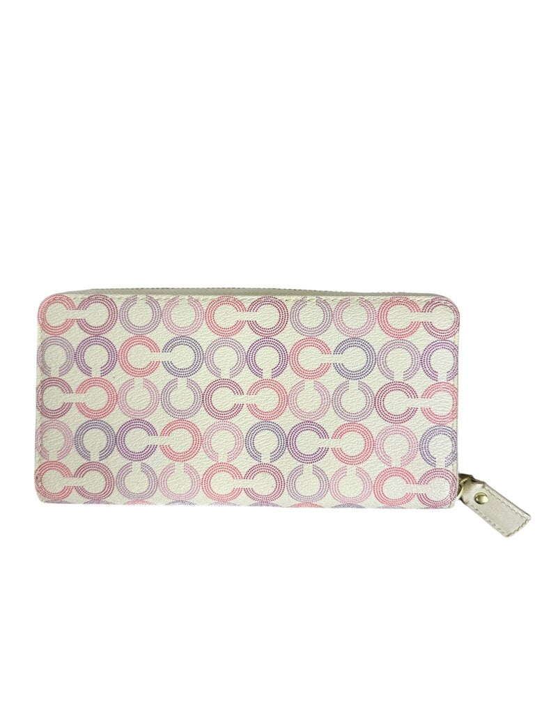 COACH MONOGRAM C LONG WALLET