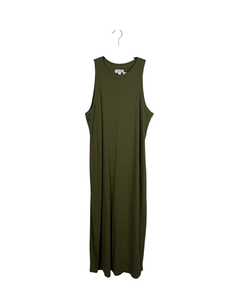 NORDSTROM COTTON RIBBED MAXI DRESS