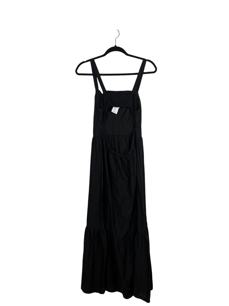 LOFT TIERED MIDI DRESS
