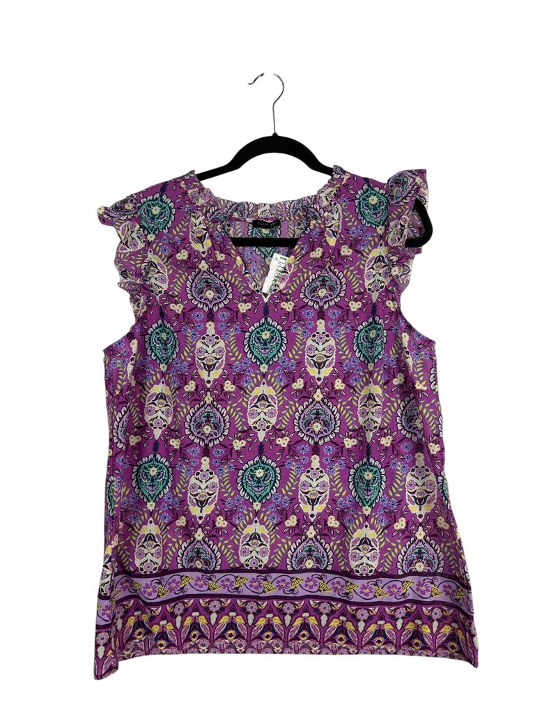TALBOTS FLORAL PAISLEY TOP