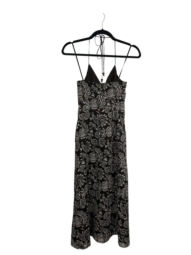 ANN TAYLOR FLORAL PAISLEY MIDI DRESS