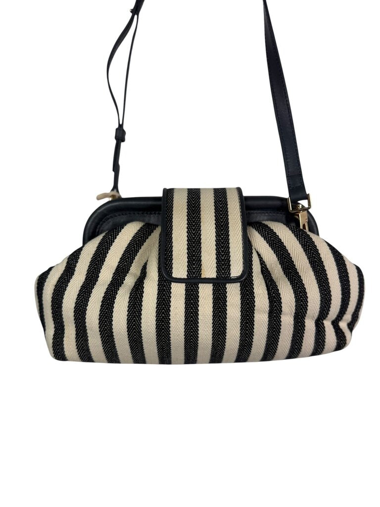MAVEN STRIPED CLUTCH CROSSBODY BAG