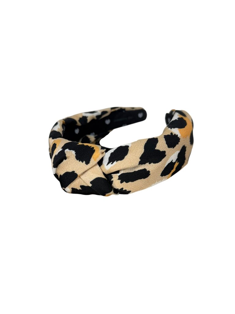 LELE SADOUGHI CHEETAH PRINT HEADBAND