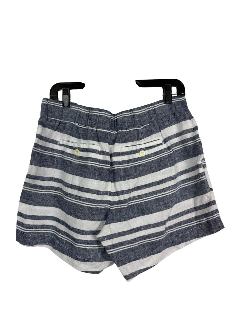 ATHLETA STRIPED LINEN SHORTS
