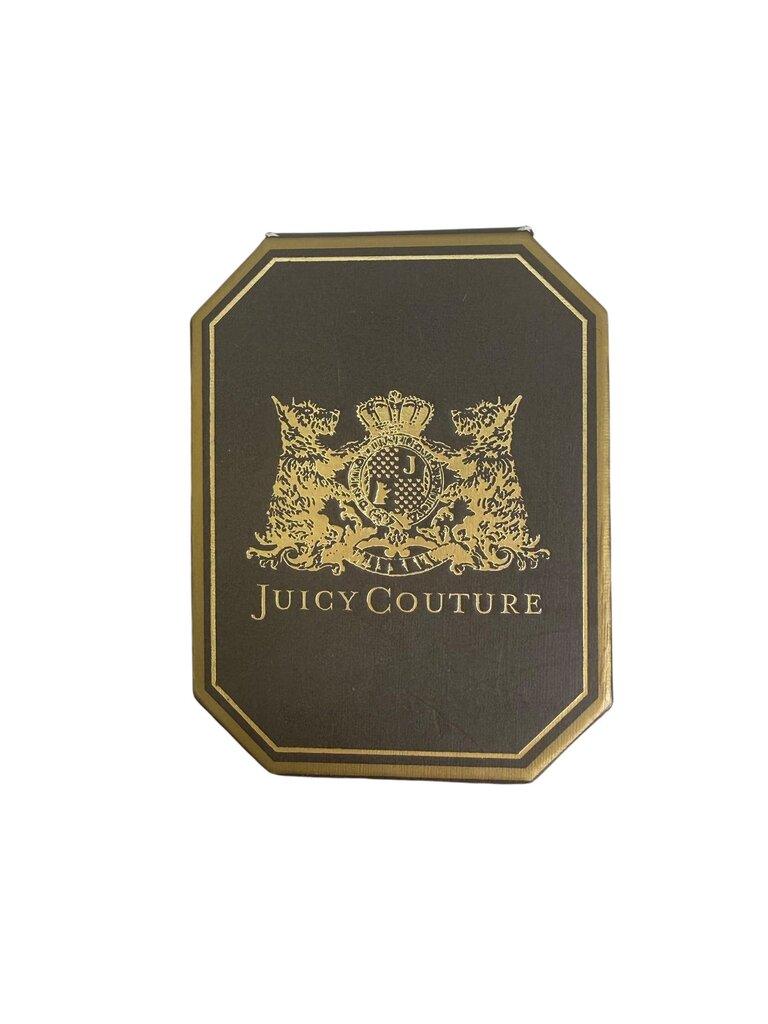 JUICY COUTURE CRYSTAL BOW HEART NECKLACE