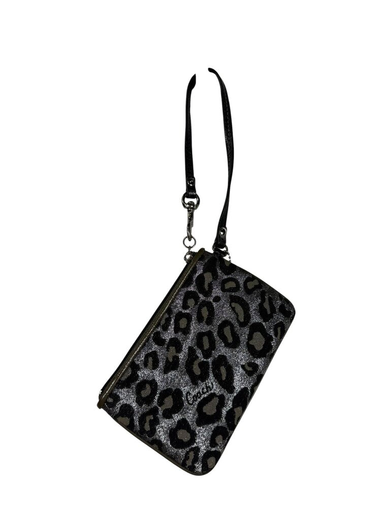 COACH METALLIC CHEETAH PRINT WRISTLET