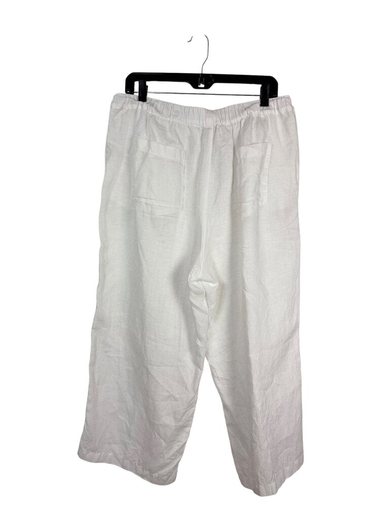 CYNTHIA ROWLEY PULL ON LINEN PANTS
