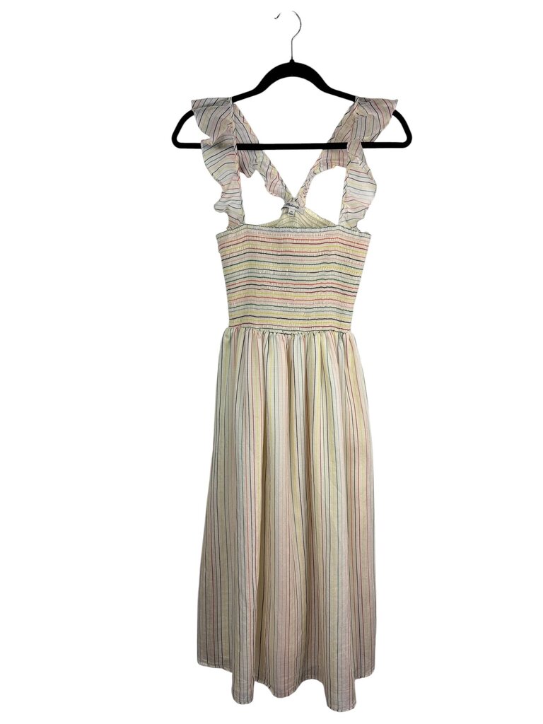MADWELL RAINBOW STRIPED SUN DRESS