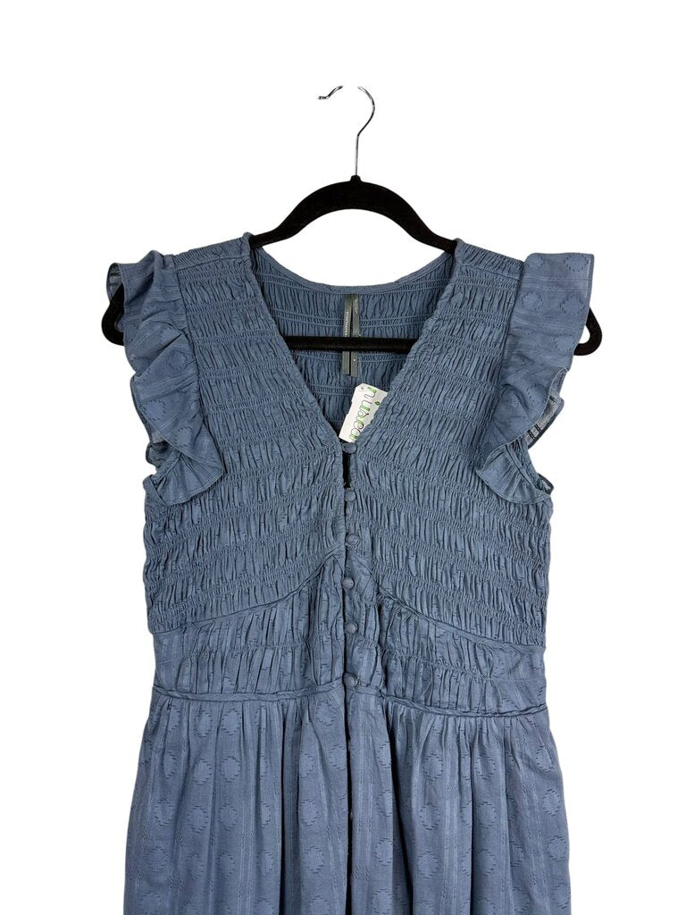 ANTHROPOLOGIE SMOCK MIDI DRESS