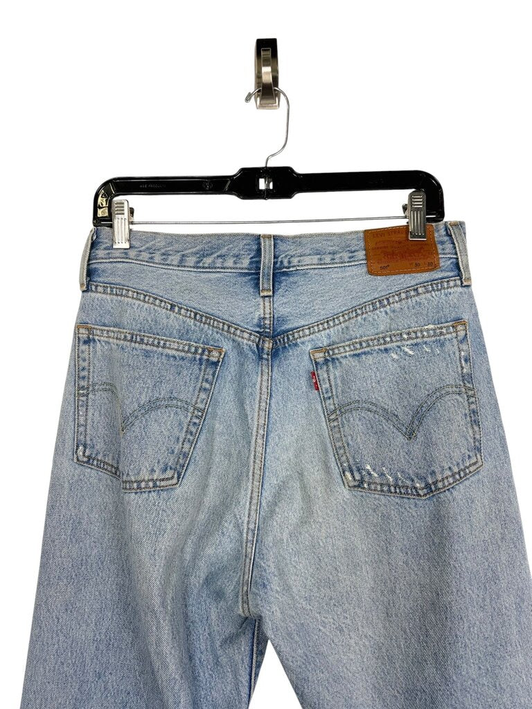 LEVI'S 501 FRAYED JEANS