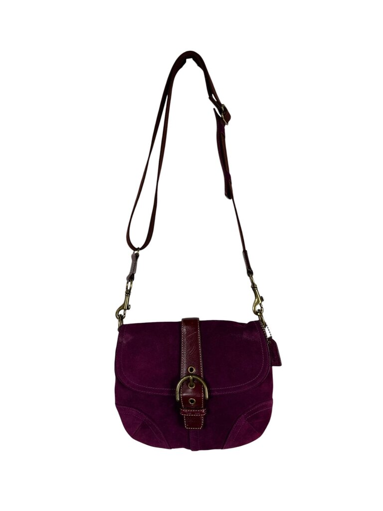 COACH SUEDE HOBO CROSSBODY