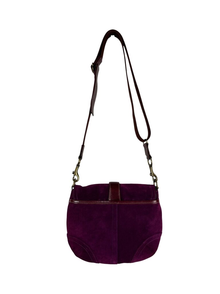COACH SUEDE HOBO CROSSBODY