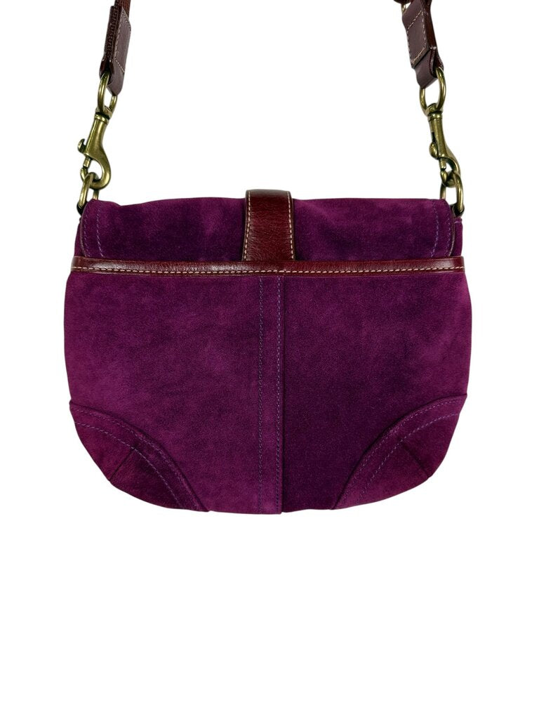 COACH SUEDE HOBO CROSSBODY