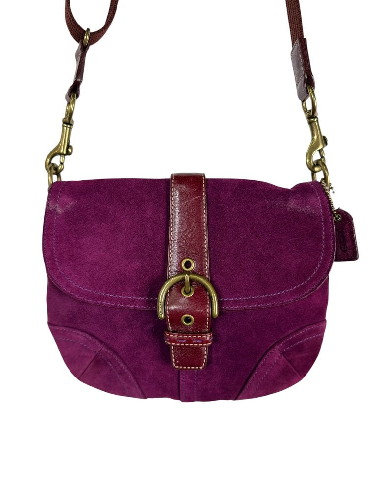 COACH SUEDE HOBO CROSSBODY