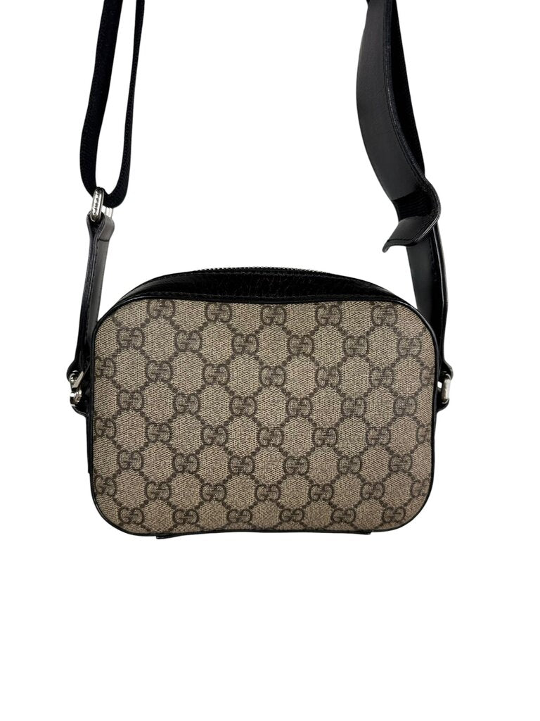 GUCCI SUPREME CANVAS CAMERA BAG