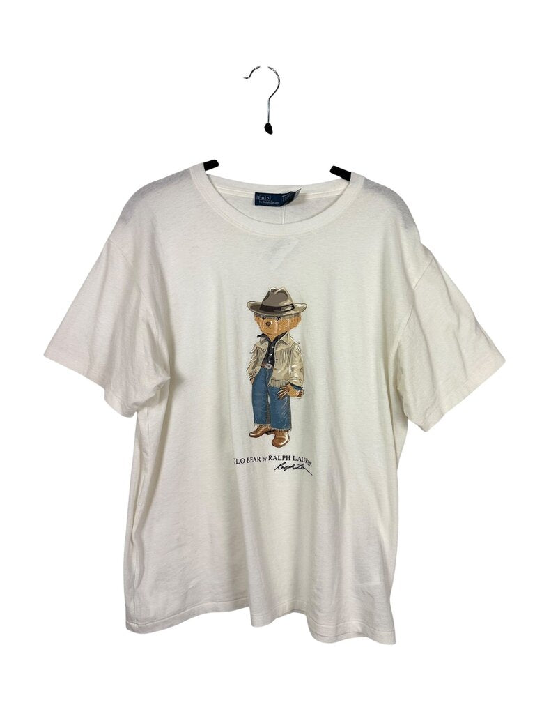 POLO BY RALPH LAUREN COWBODY TEDDY BEAR TEE SHIRT