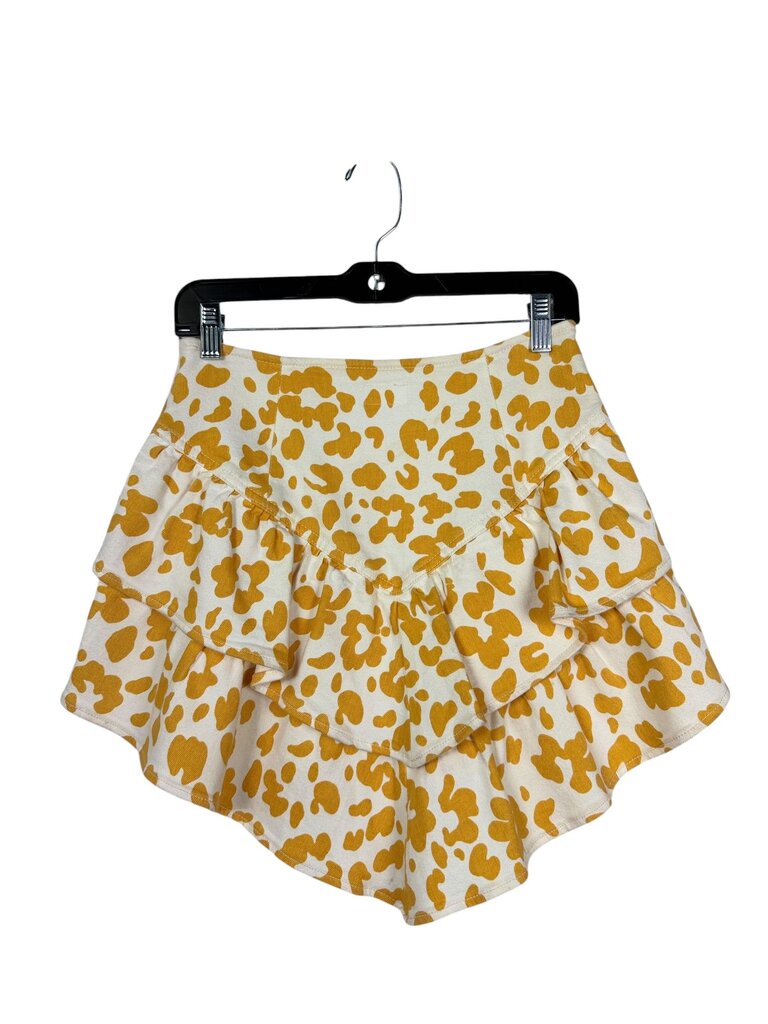 MOTHER ANIMAL PRINT TIERED MINI SKIRT