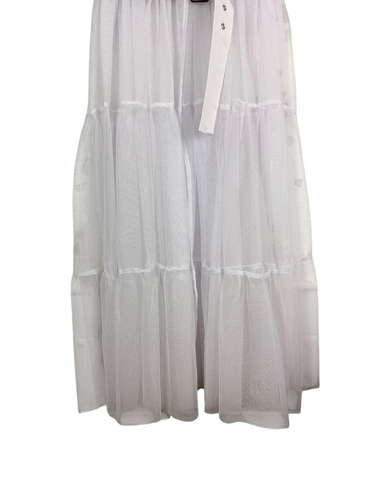 NY & CO BELTED TULLE SHIRT DRESS