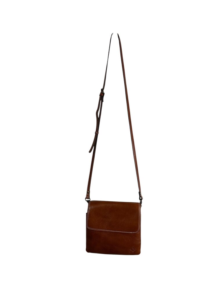 PATRICIA NASH LEATHER FLAP CROSSBODY