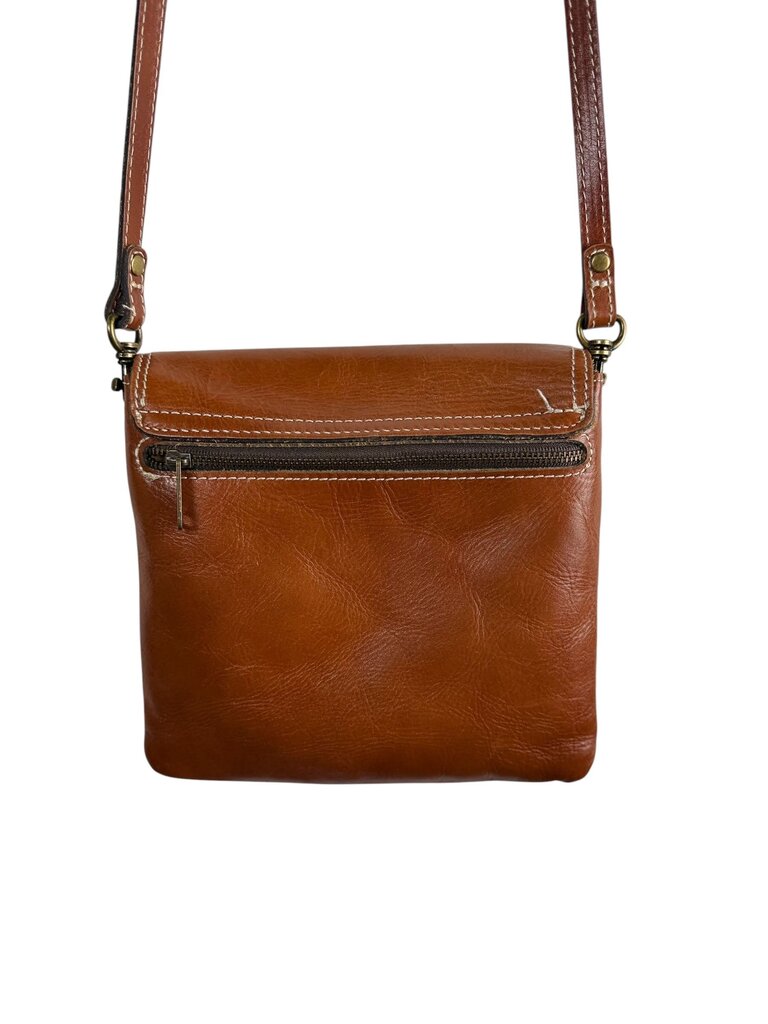 PATRICIA NASH LEATHER FLAP CROSSBODY