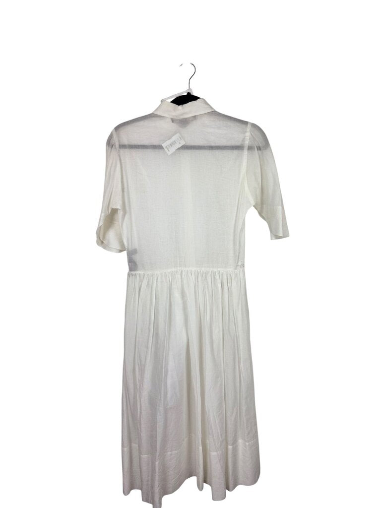 RALPH LAUREN 100% COTTON SHEER BELTED DRESS
