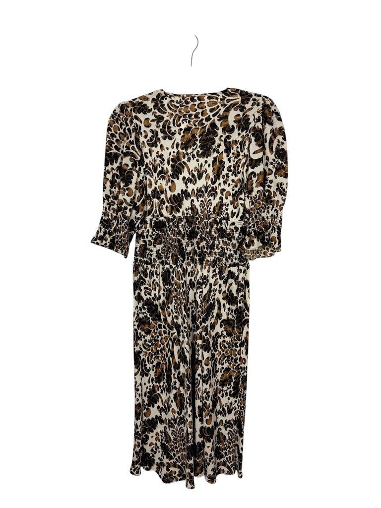 DIANE VON FURSTENBURG 100% SILK JACQUARD DRESS