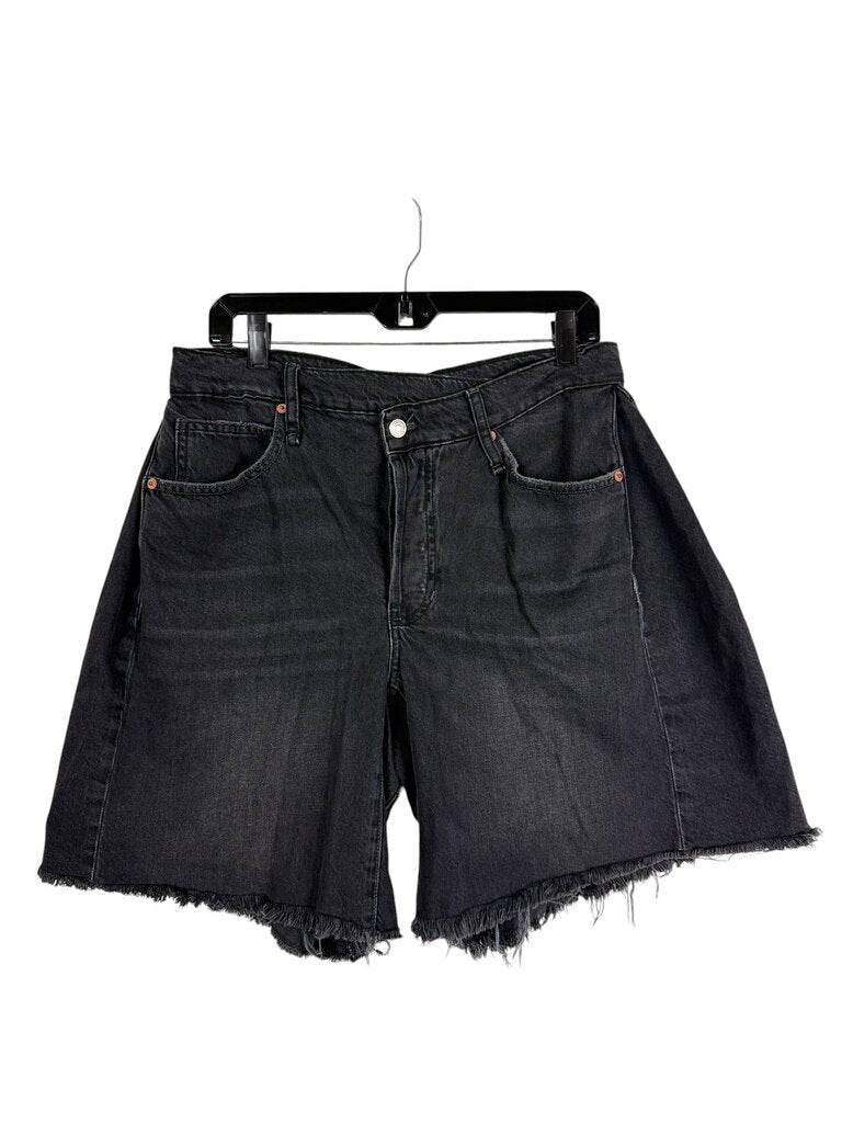 FREE PEOPLE OVERLAP DENIM SHORTS