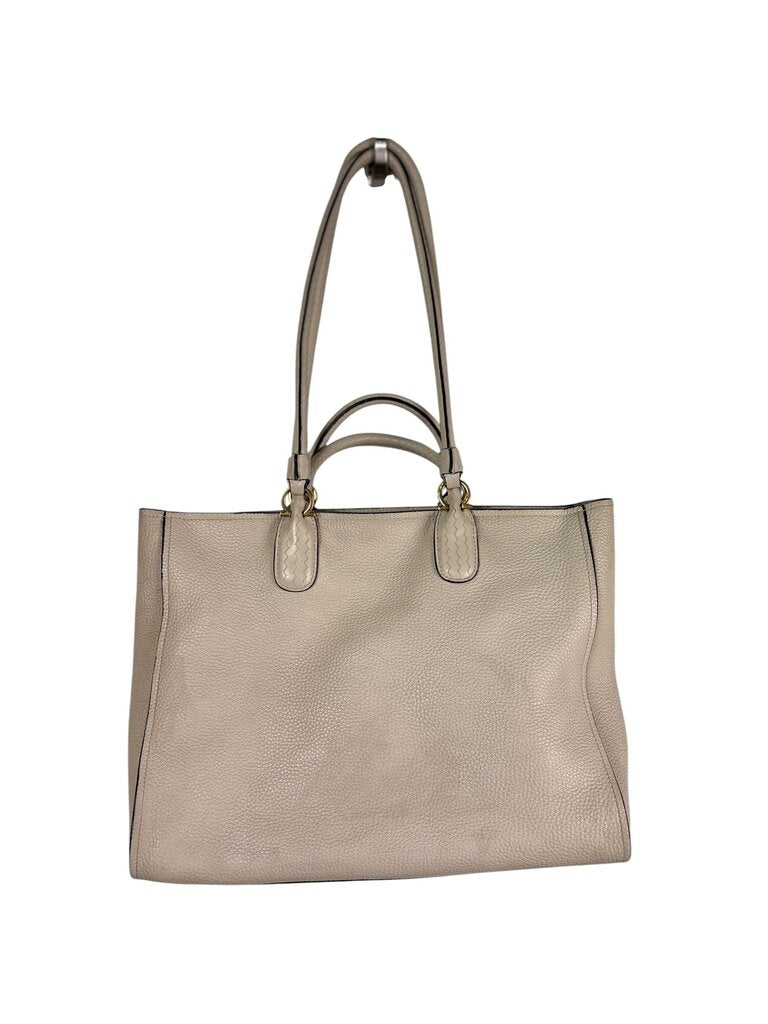 SALVATORE FERRAGAMO GANCIO LEATHER TOTE