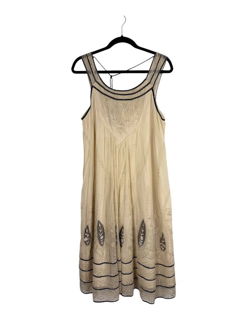 SUNDANCE EMBROIDERED MESH DRESS