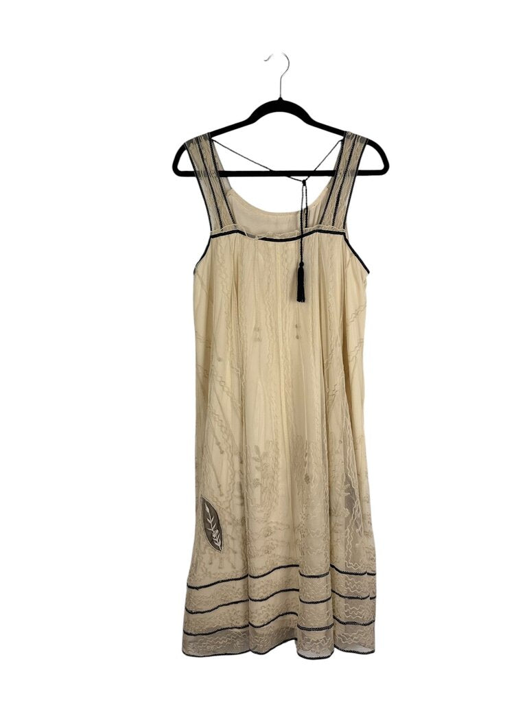 SUNDANCE EMBROIDERED MESH DRESS