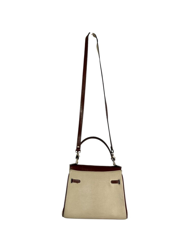 BALLY TWO TONE LEATHER SATCHEL