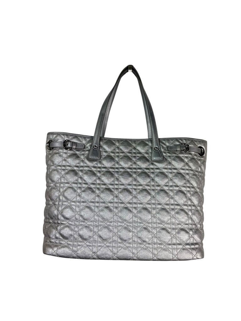 CHRISTIAN DIOR FABRIC QUILTED TOTE