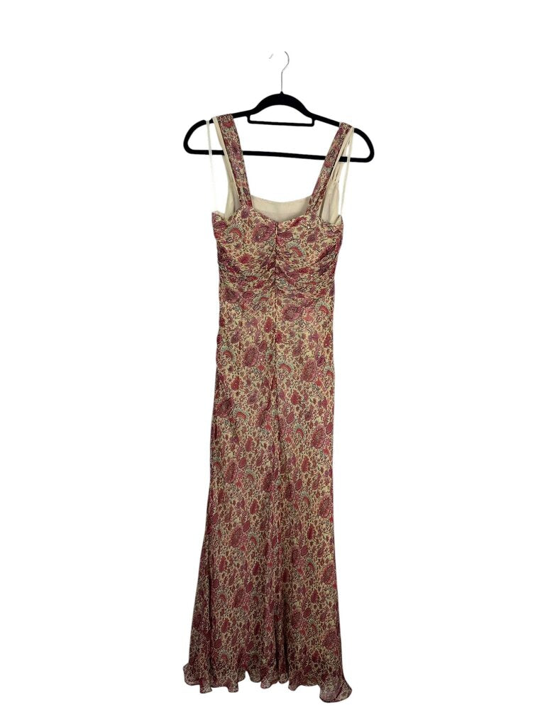 KAY UNGER BEADED FLORAL GOWN